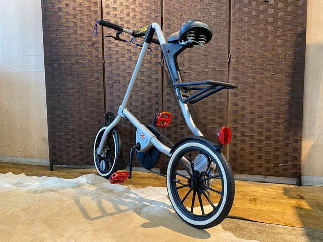 STRIDA ストライダ 初期型 折畳み自転車 シルバー 16インチ アルミ 