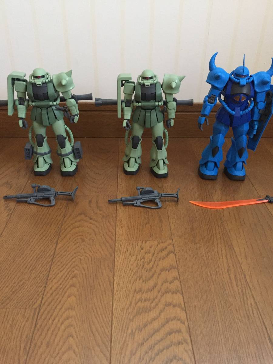 完成品/ジャンク】ガンプラ 1/100 MG ジオン軍セット1 【公式通販】
