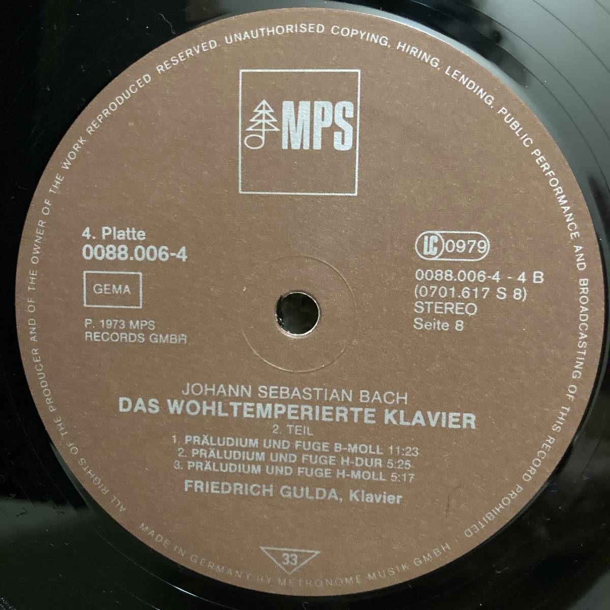独MPS グルダ バッハ 平均律クラヴィーア曲集 全48曲 7LP(器楽)｜売買されたオークション情報、yahooの商品情報をアーカイブ公開 ...