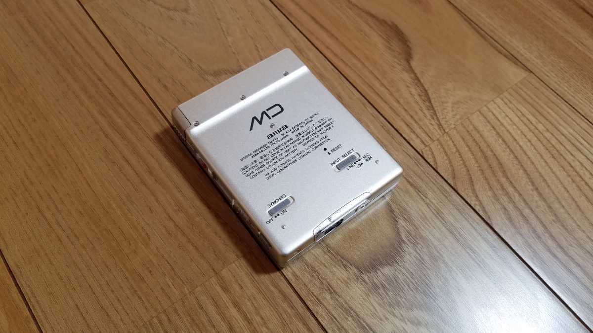 ☆美品☆ AIWA アイワ MINIDISC RECORDER AM-F70 ポータブル MD