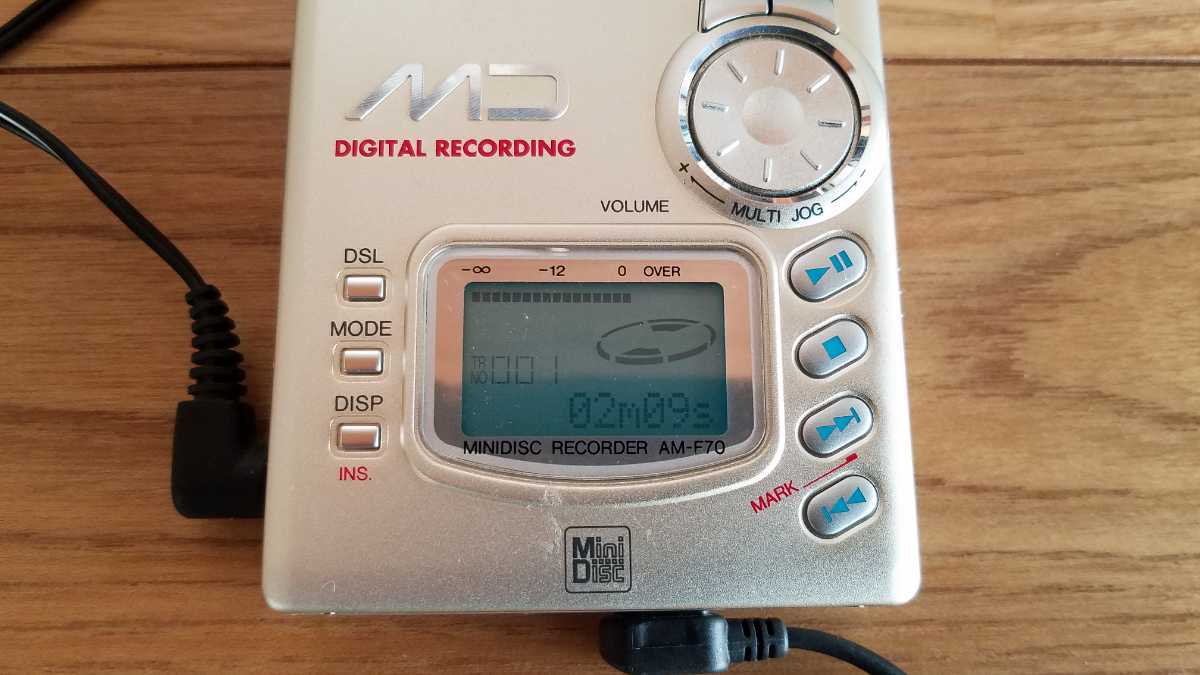☆美品☆ AIWA アイワ MINIDISC RECORDER AM-F70 ポータブル MD