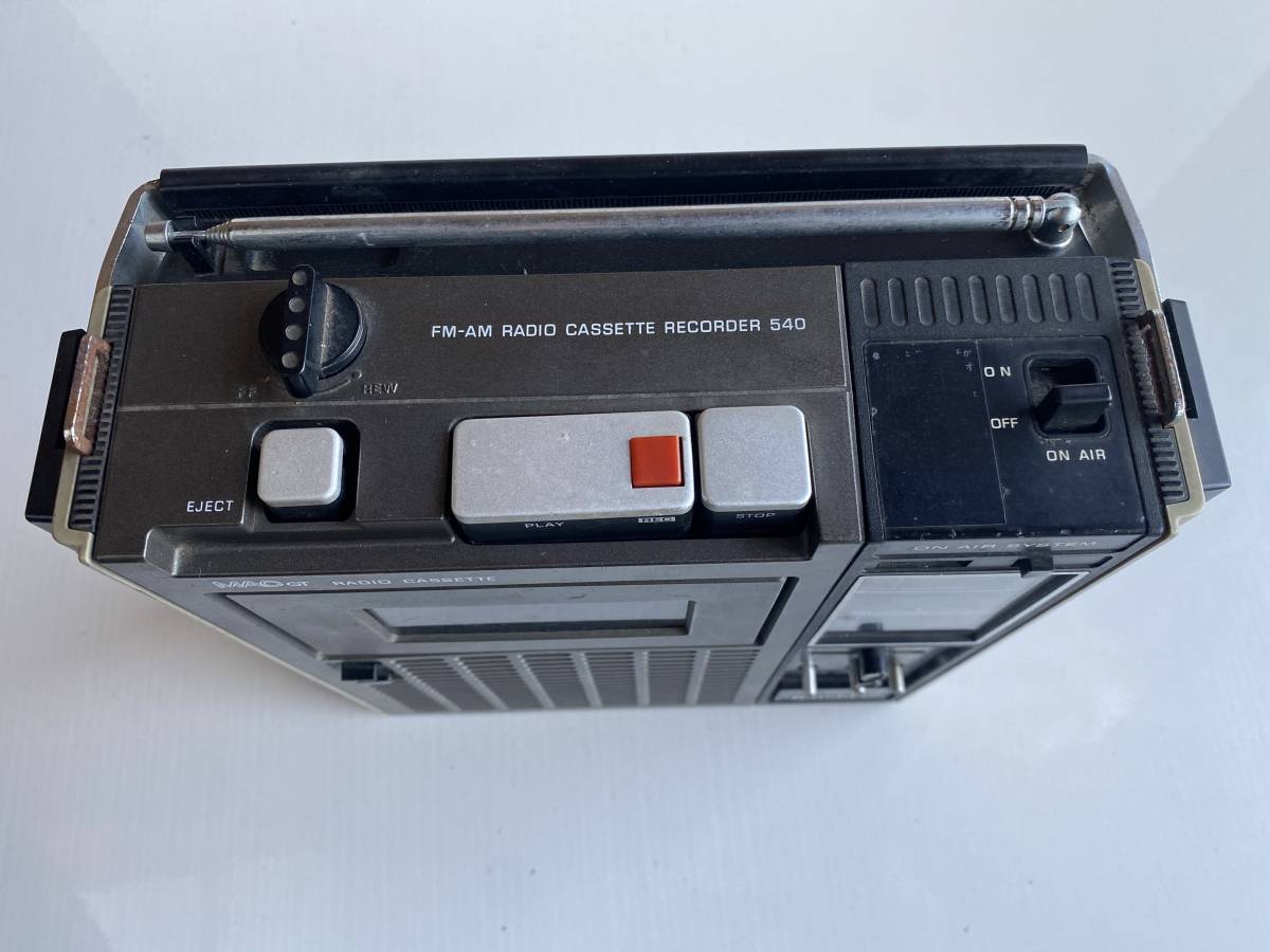 昭和レトロ ラジカセ ナショナル national RQ-540 MAC GT 現状品 昭和レトロ ラジカセ ナショナル national RQ-540 MAC GT 現状品