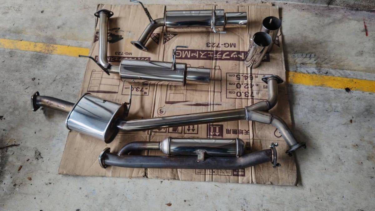 アコードユーロrcl7 HKSサイレントハイパワーマフラー HKS silent CL7