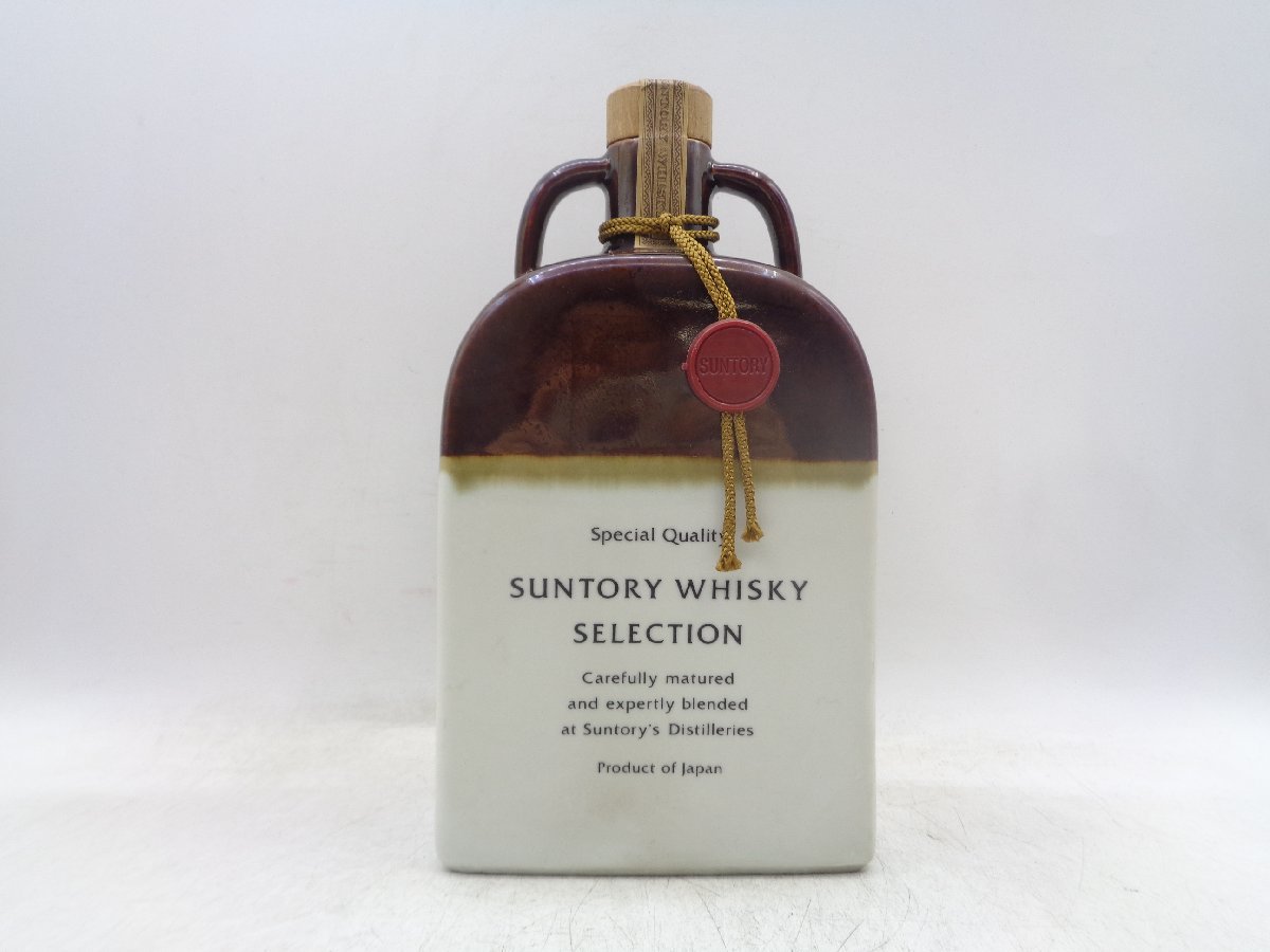 SUNTORY WHISKY SELECTION サントリーウイスキー セレクション 陶器ボトル 特級 未開封 古酒 660ml 43％ P8431