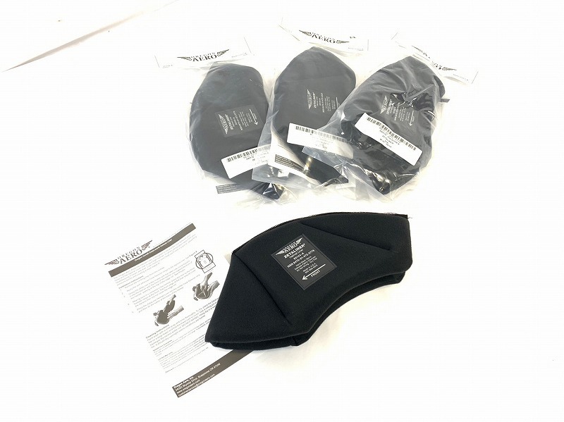 らお 米軍放出品】未使用品 ヘルメットライナー 4個 衝撃吸収パット
