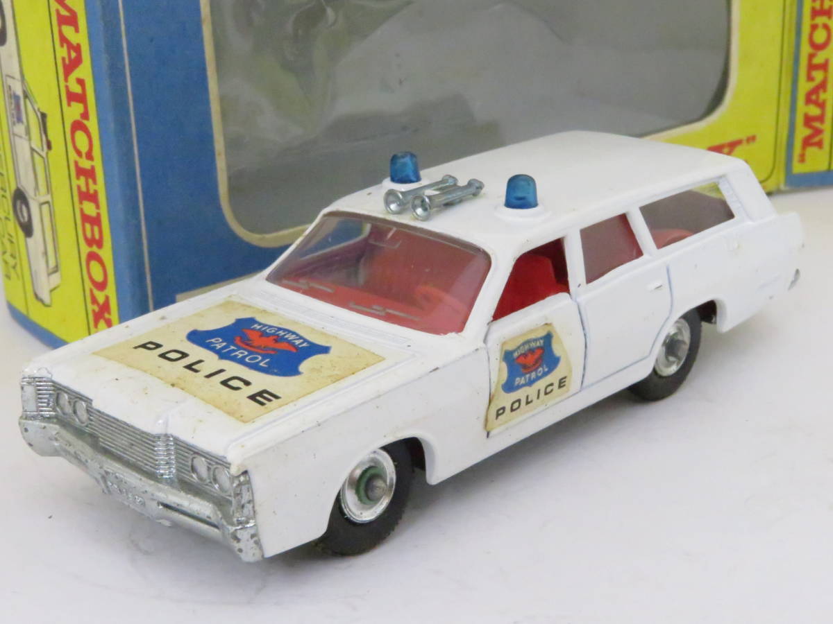 Matchbox King Size K-23 – Mercury Police Car, En Boîte, Collection