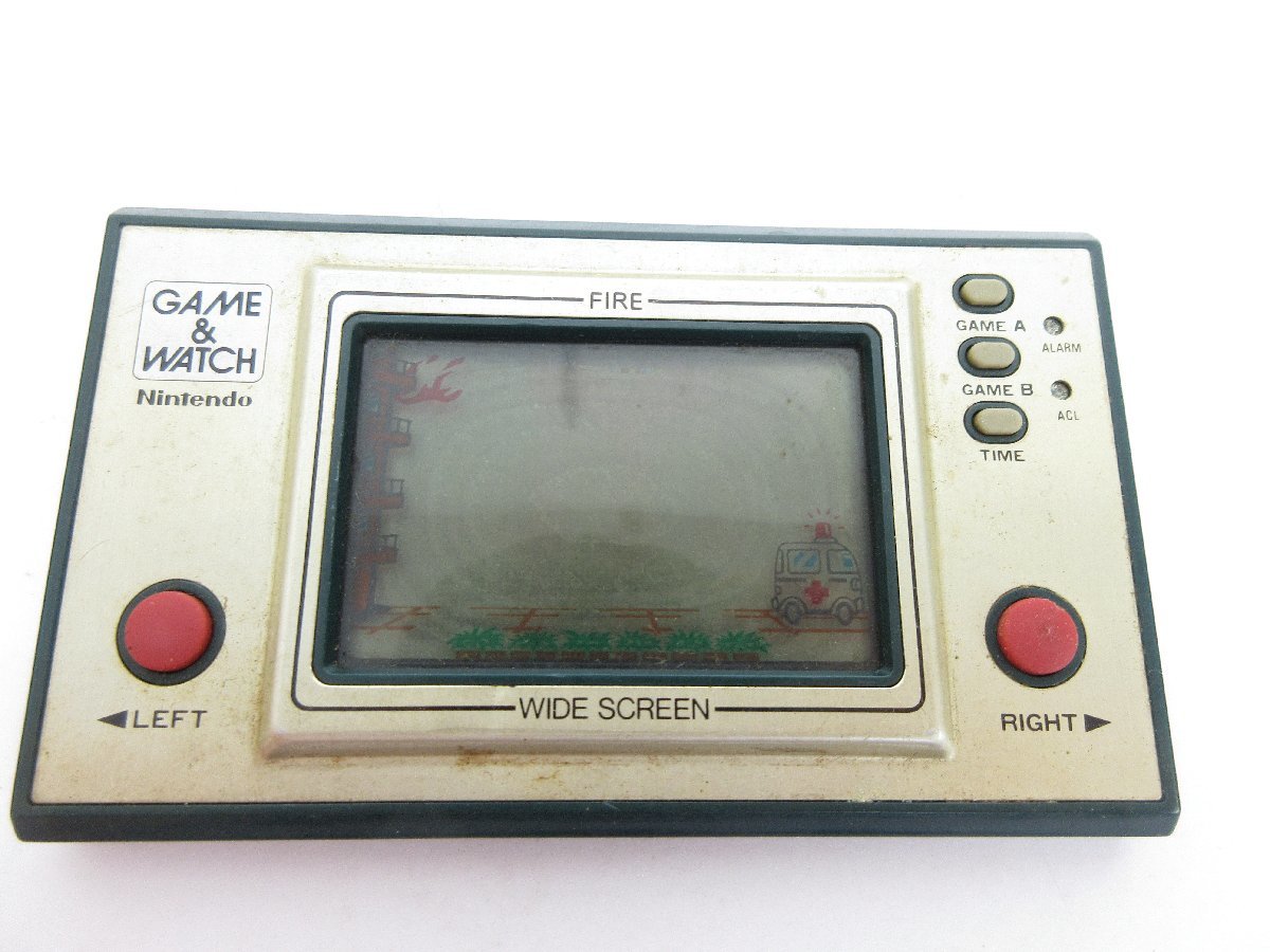 ジャンク品★任天堂★ゲーム＆ウォッチ　FR-27　FIRE★未検品