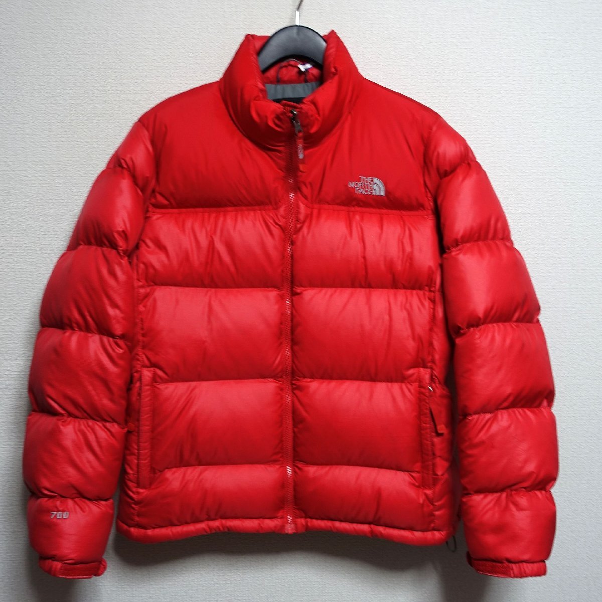 THE NORTH FACE ノースフェイス ヌプシ ダウン ジャケット 700FP レディース XLサイズ 正規品 レッド D3620