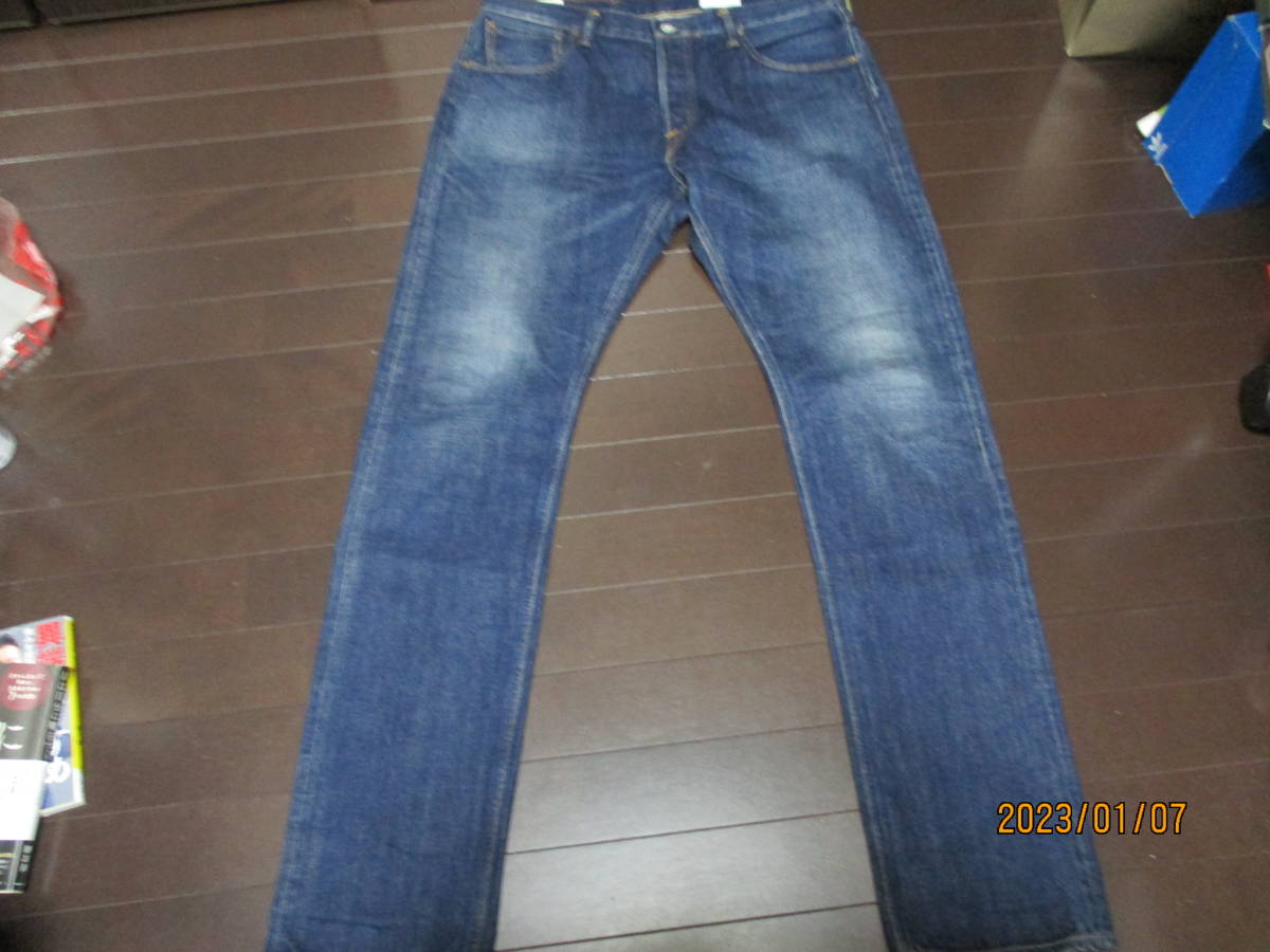 BAYFLOW×CANTON セルビッチたて落ち等ヴィンテージレプリカジーンズ サイズ34