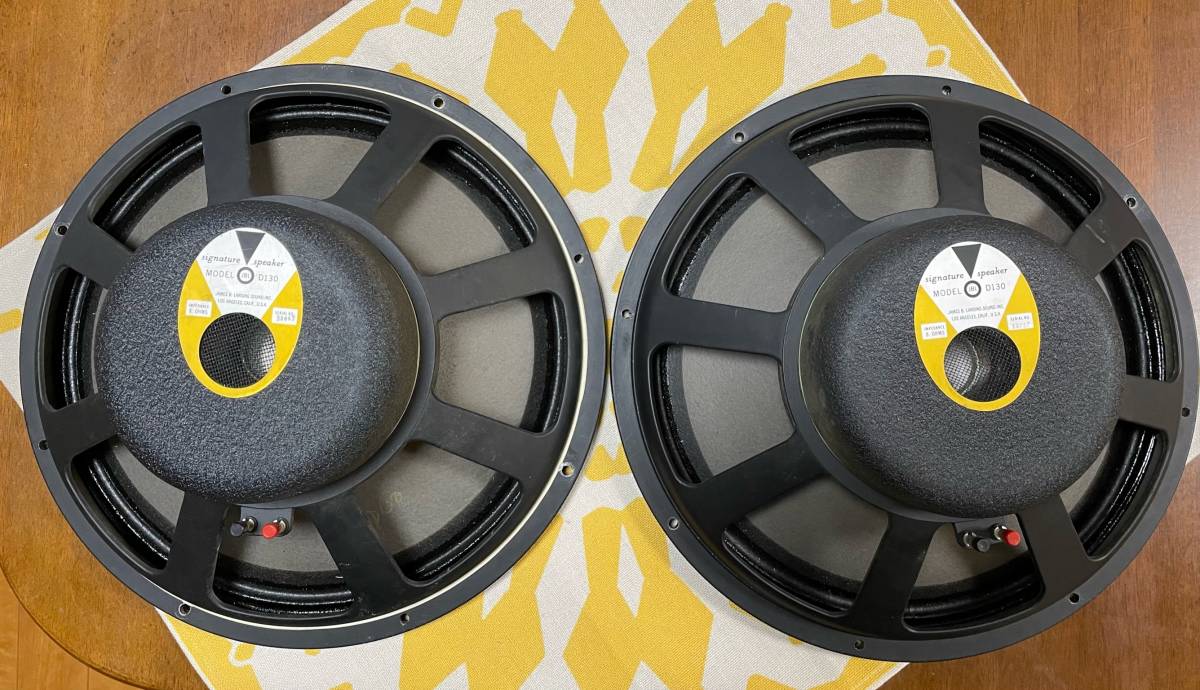 JBL D130 アルニコV 38cmフルレンジ 動作品 ペアC-1151tone