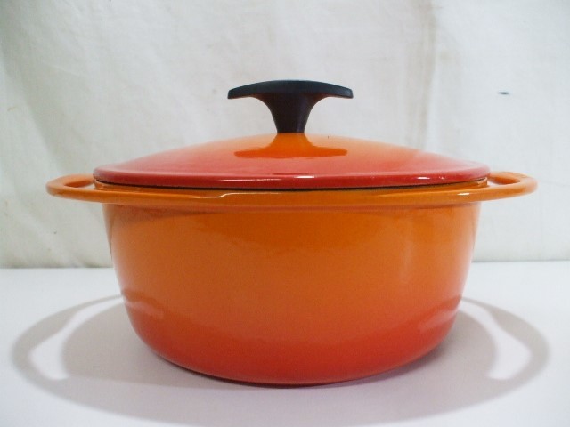 ルクルーゼ センセーション ココット 24cm チェリーレッド 両手鍋 鍋