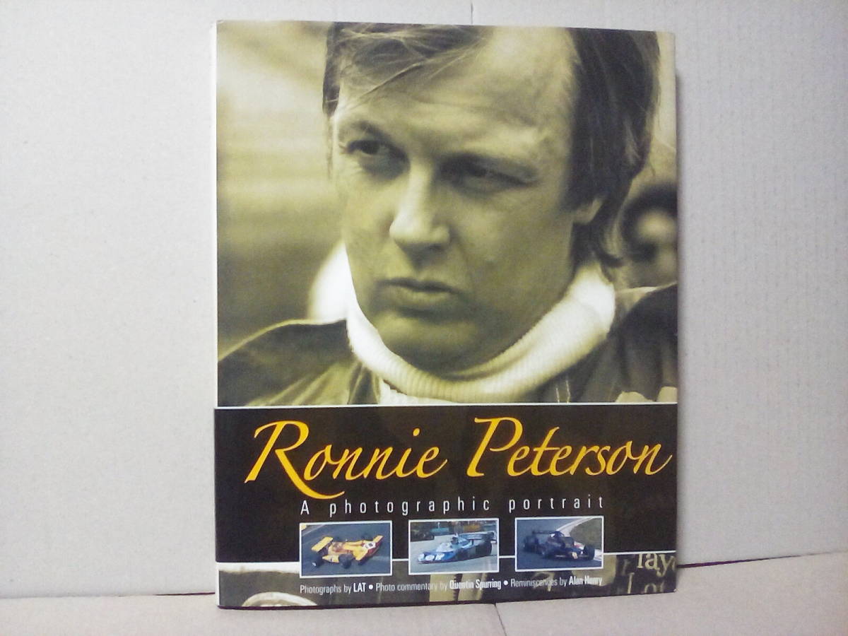 洋書 Ronnie Peterson: A Photographic Portrait ロニー・ピーターソン