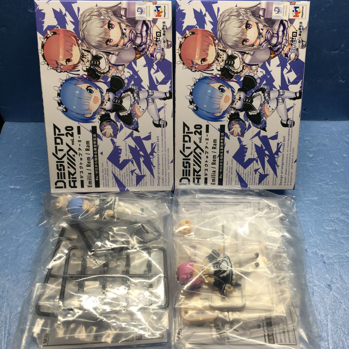 デスクトップアーミー　VOL.20 Rem/Ram Re.ゼロから始める異世界生活　レム・ラム2体セット　内袋未開封新品