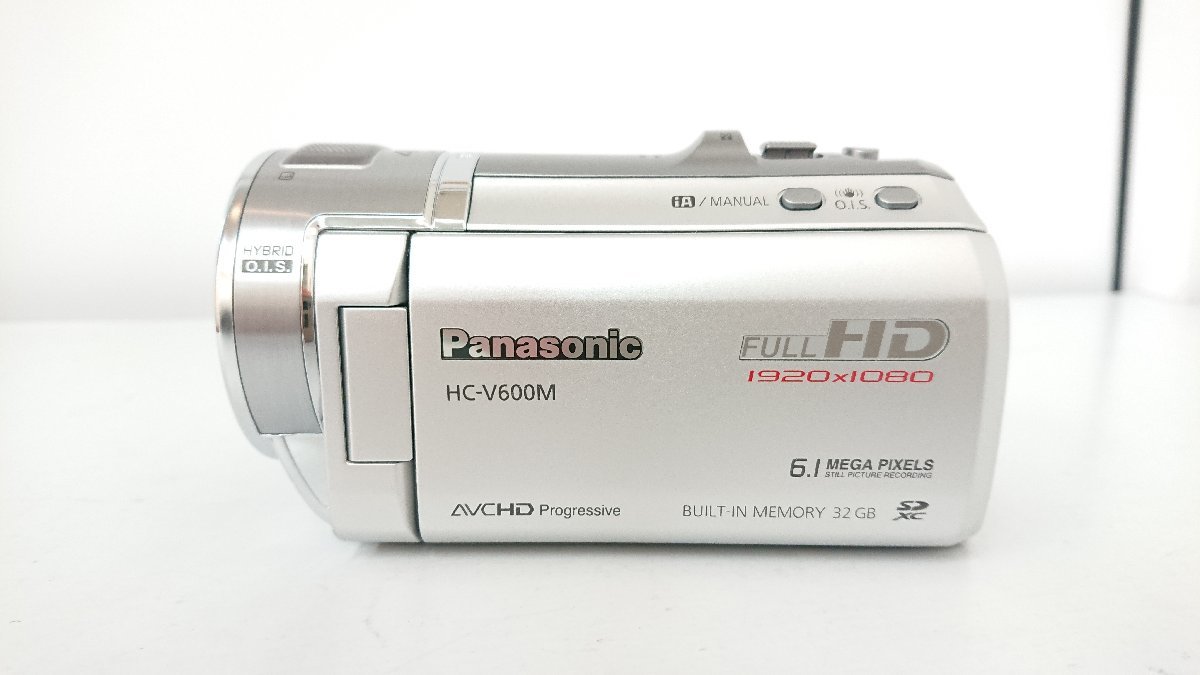 【小型家電】Panasonic　パナソニック　デジタルハイビジョンカメラ　HC-V600M　2012年製　現状品　キングラム（イ）