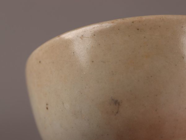 古美術 朝鮮古陶磁器 李朝 白磁 盃 二点 時代物 極上品 初だし品 7448