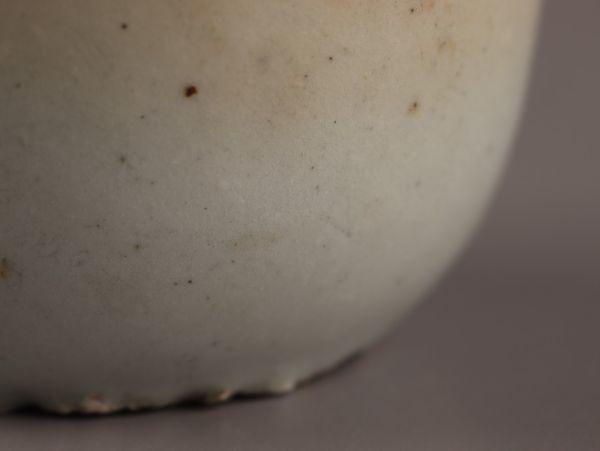 古美術 朝鮮古陶磁器 李朝 白磁 盃 二点 時代物 極上品 初だし品 7448