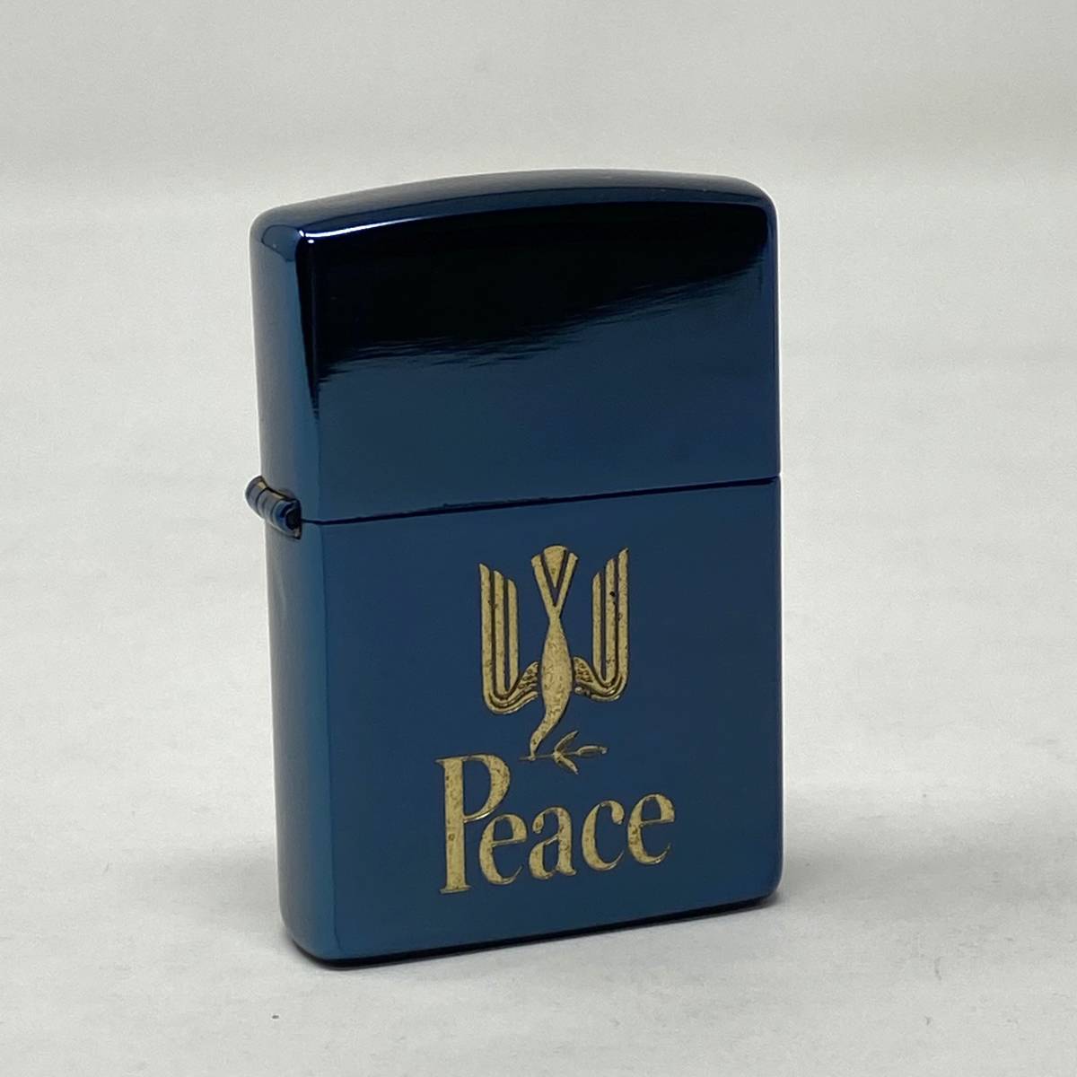 ピース Peace ブルーチタン ジッポー Zippo ジッポ ライター ZIPPO 
