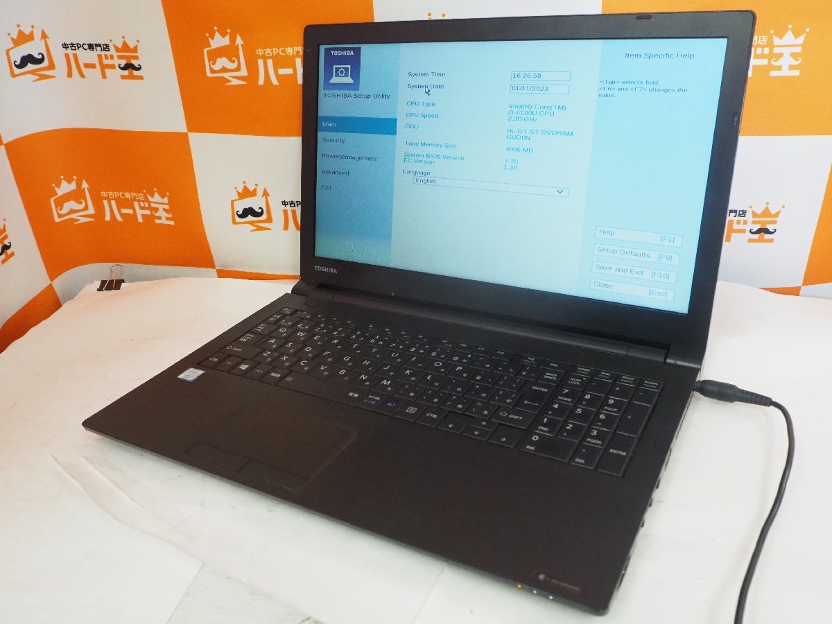 新作入荷，最新作】 【ハード王】東芝 dynabook B55/B /Corei3-6100U