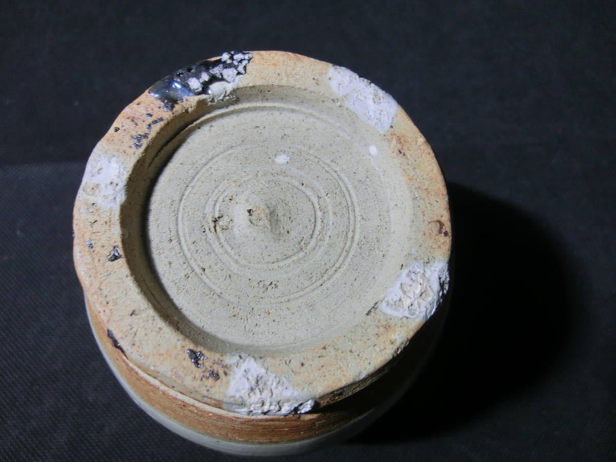 磁州窯小壺 中国美術 民家蔵出し 骨董品 時代物 元 合箱 中国美術