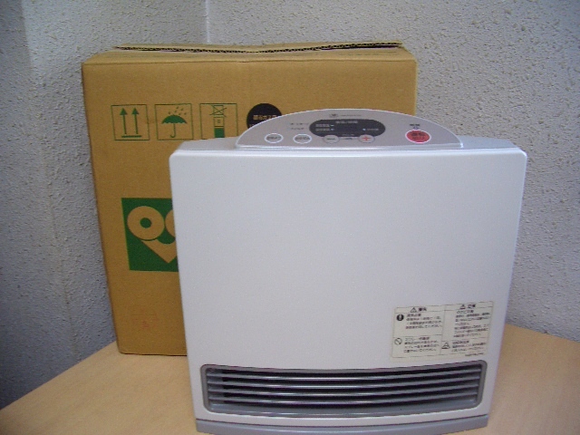 松下電器/大阪ガス GS-20T7GA ガスファンヒーター　都市ガス用　ガスホース付き　中古