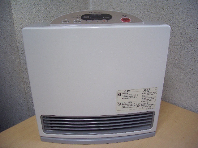 松下電器/大阪ガス GS-20T7GA ガスファンヒーター　都市ガス用　ガスホース付き　中古