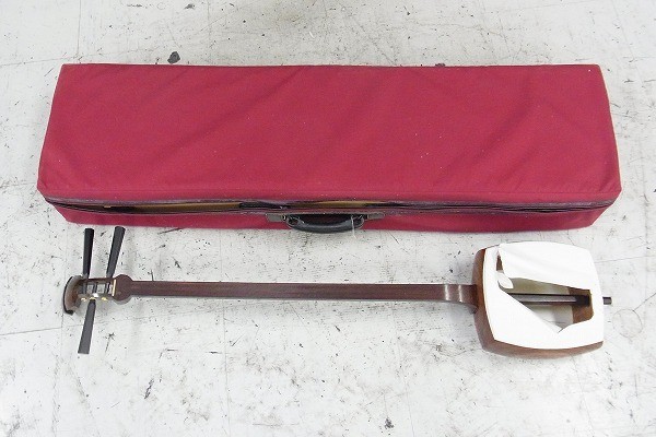 限定セール，本物保証 Y097-S25-1795 三味線 綾杉 金彩 K22 刻印 ケース付 現状品②＠(本体)｜売買されたオークション情報、yahooの商品情報をアーカイブ公開 - オークファン 本体