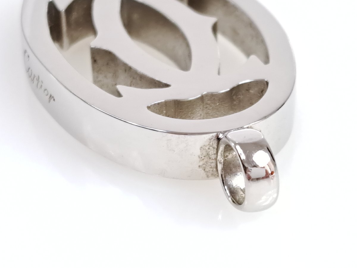 Cartier カルティエ 2C ロゴ チャーム ペンダントトップ
