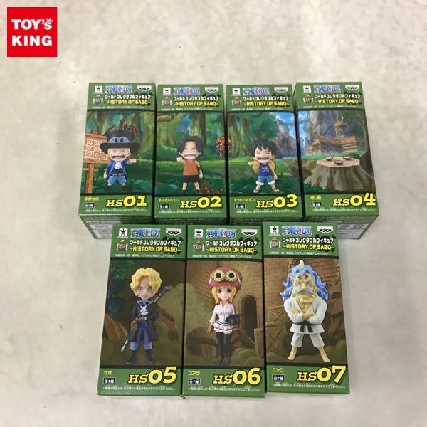 1円〜 未開封 ワールドコレクタブルフィギュア ONE PIECE HISTORY OF