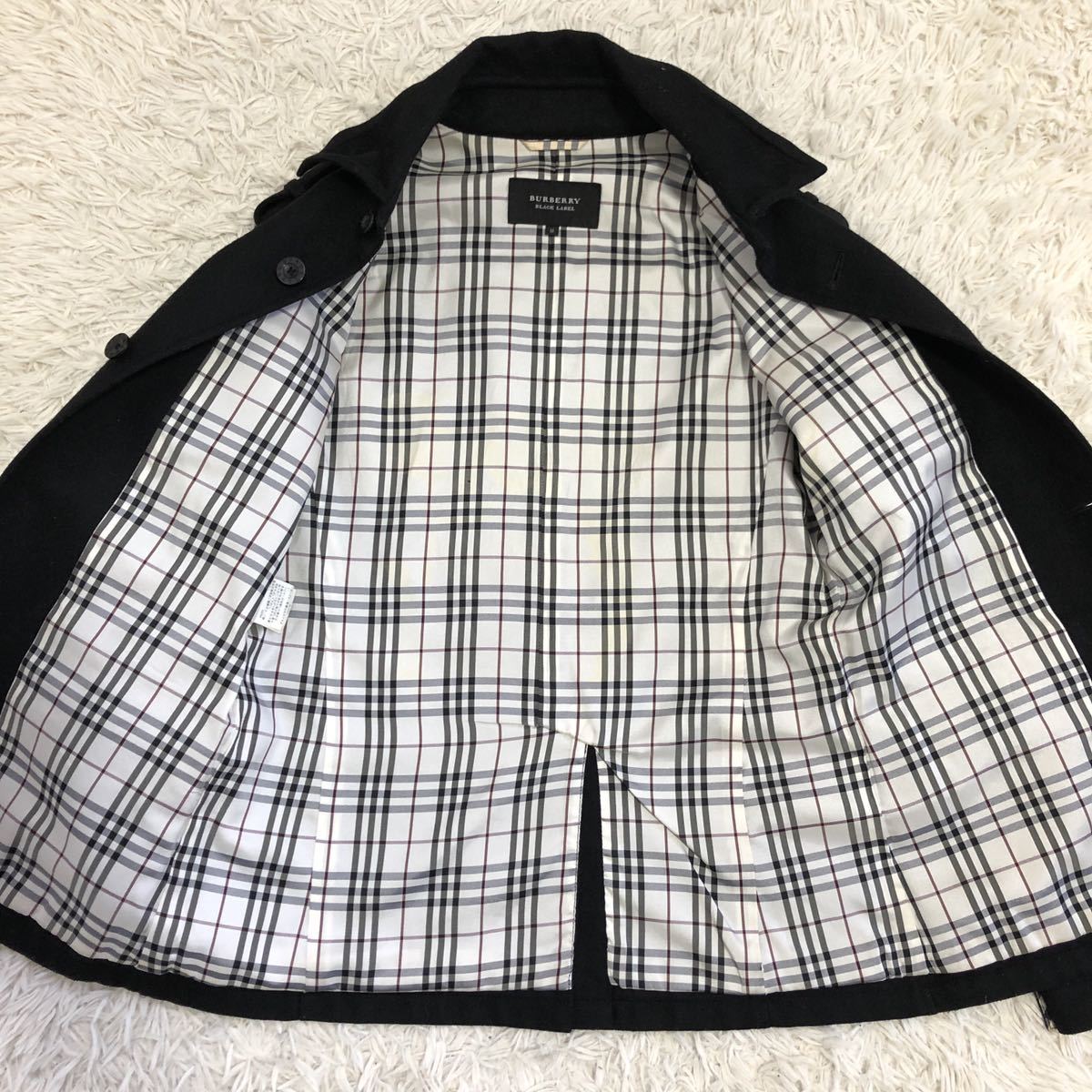 バーバリーブラックレーベル BURBERRY BLACK LABEL カバーオール 羊毛