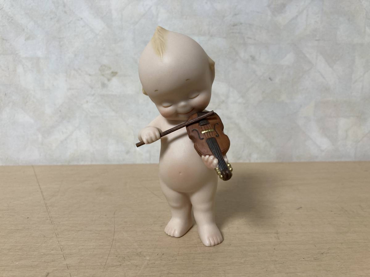 セキグチ キューピー バイオリン 陶器人形 置物 レトロ