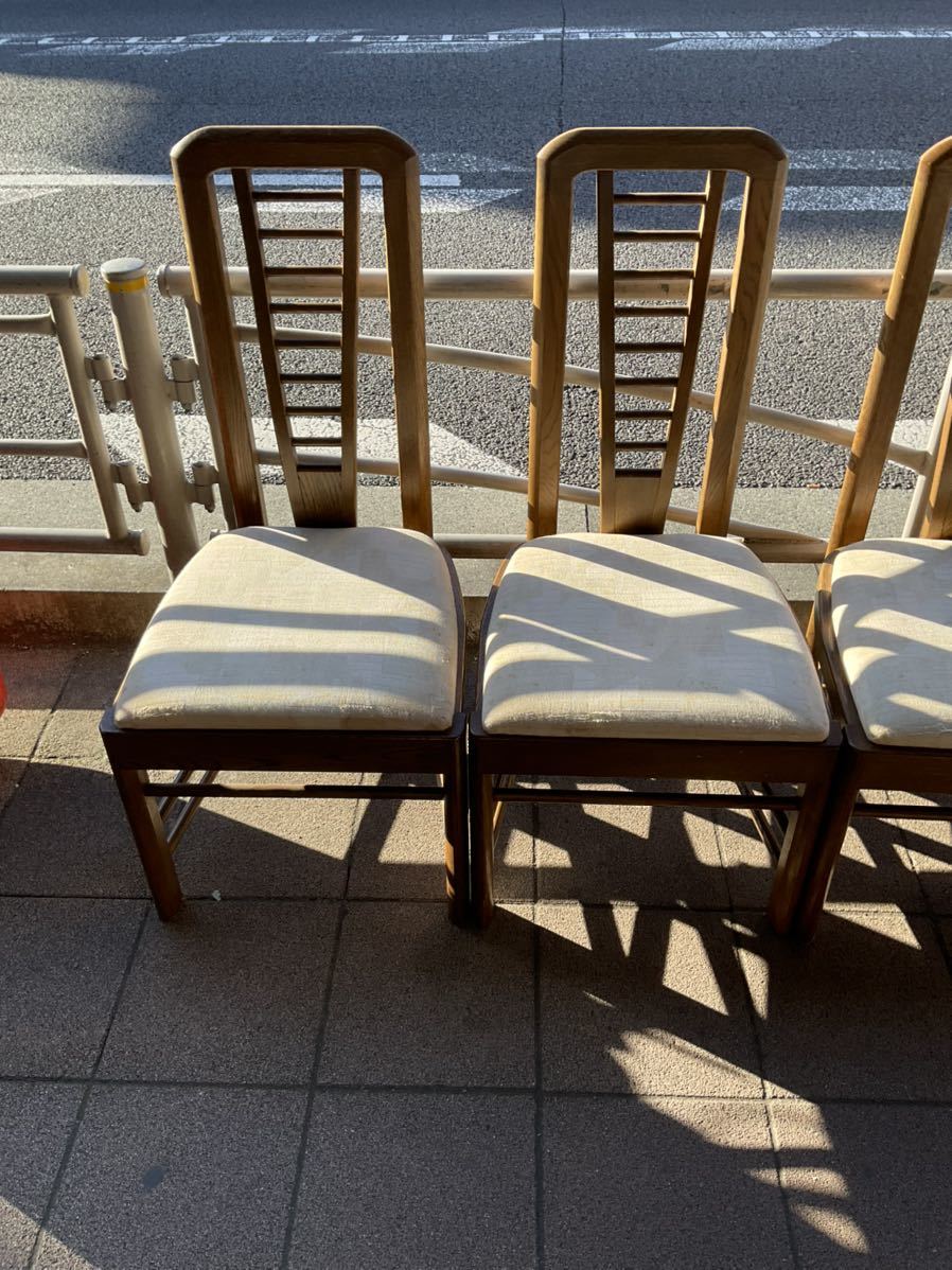 近藤工芸 OAK Solid furniture 楢材 オーク ダイニングチェア 6脚