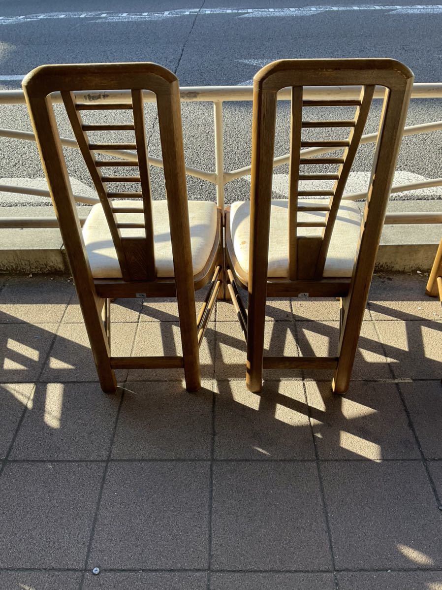 近藤工芸 OAK Solid furniture 楢材 オーク ダイニングチェア 6脚