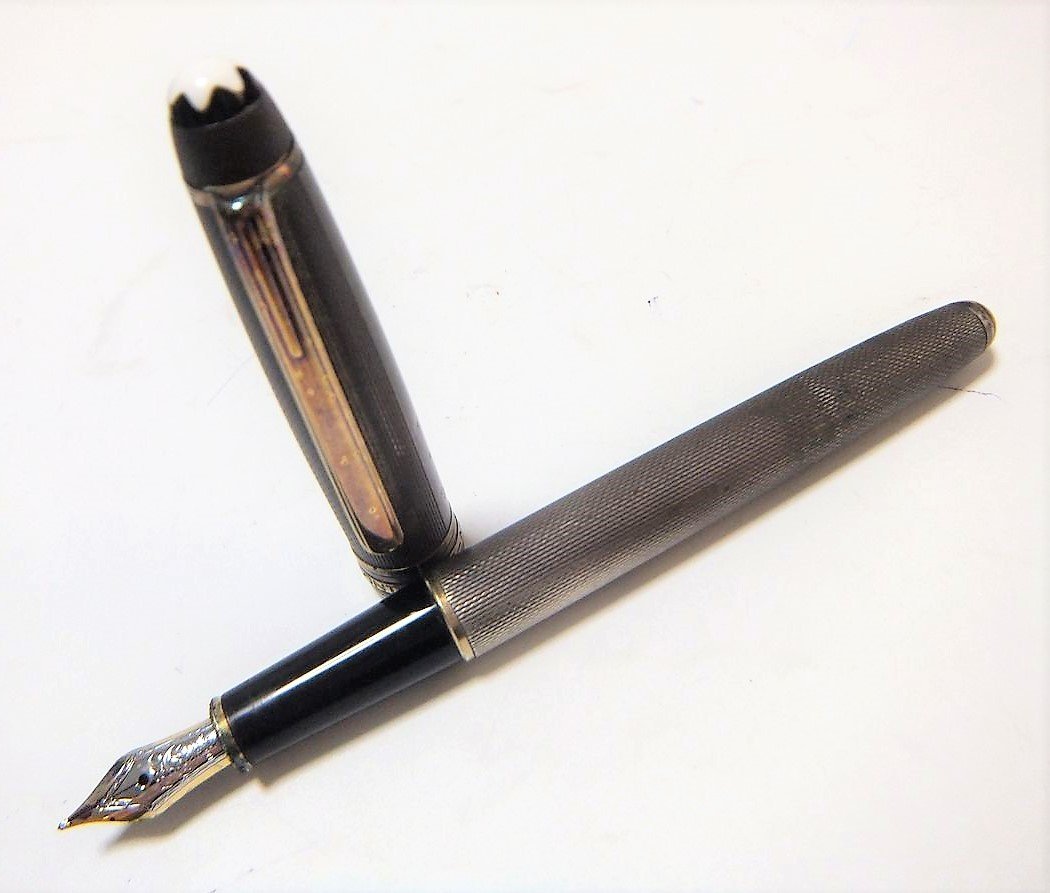 良品 モンブラン 925シルバー 1266 万年筆 1866 ボールペンセット