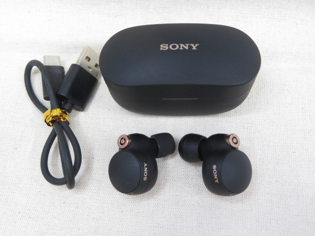 1A282EZ◎SONY ソニー WF-1000XM4 ノイズキャンセリングイヤホン 完全ワイヤレス Bluetooth 動作品◎中古品