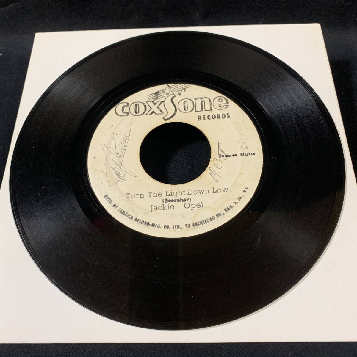 ジャッキーオペル turn your lamp down low レコード JACKIE OPEL