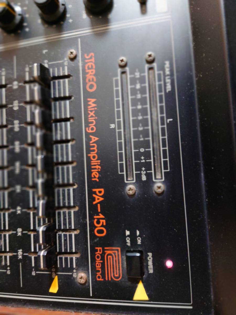 Roland PA-150 Stereo Mixer ステレオミキサー 通電確認済み 通電確認