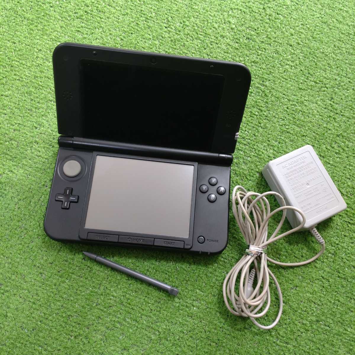 動作確認済 初期化済 任天堂 ニンテンドー3DS LL レッド×ブラック 3DS 