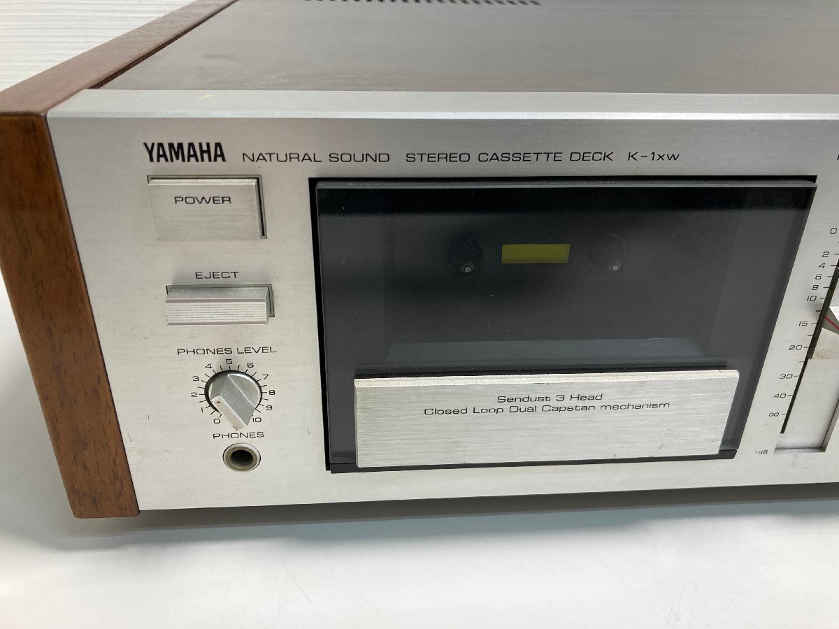 ☆10-3675】□中古品□ジャンク YAMAHA ヤマハ カセットデッキ K-1xw