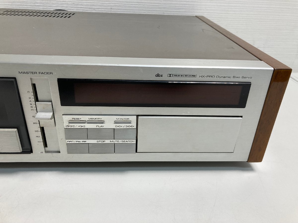 ☆10-3675】□中古品□ジャンク YAMAHA ヤマハ カセットデッキ K-1xw