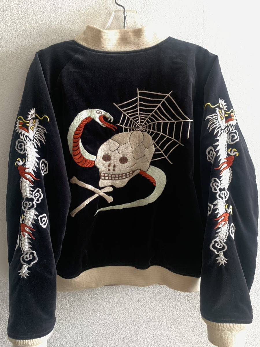 ウェアハウス 別珍スカジャン ドクロ×鷹 ◇ 50 