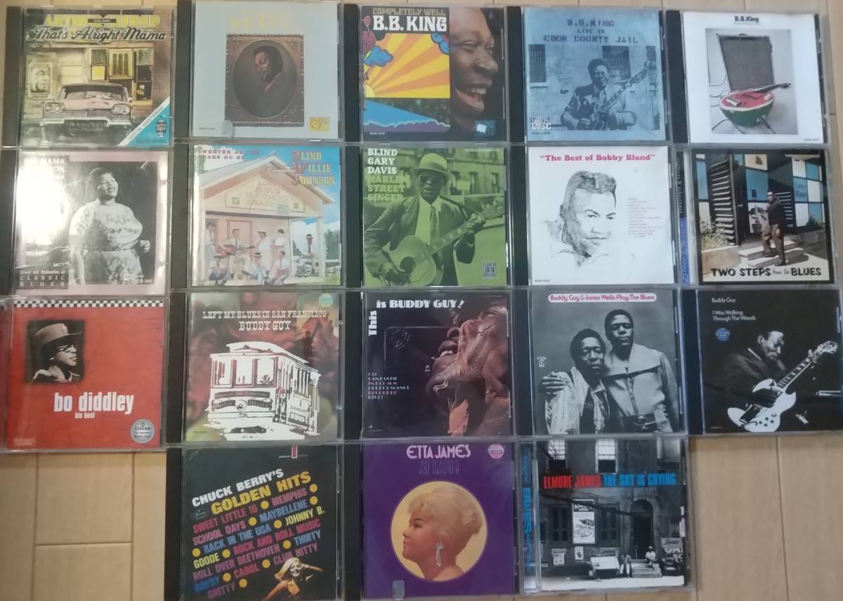 ブルースいろいろ中古盤CD５０枚セットまとめ売り　マディ・ウォーターズ、バディ・ガイ、マジック・サム、ハウリンウルフなど　