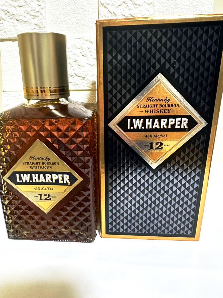 大得価，爆買い 正規品.未開栓.古酒 I.W.HARPER IWハーパー12年750ml 43% 箱付き(バーボン)｜売買されたオークション情報、yahooの商品情報をアーカイブ公開 - オークファン バーボン