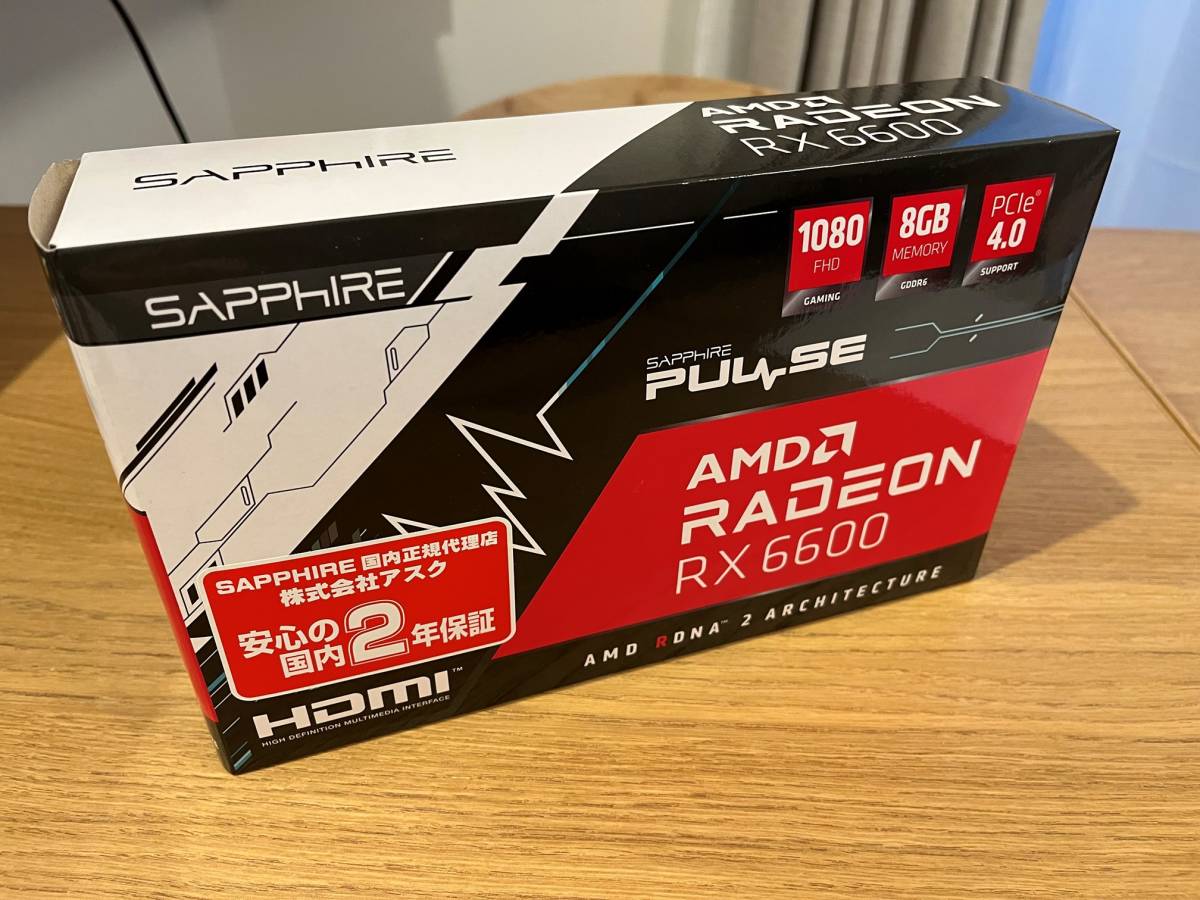 AMD RADEON RX 6600 SAPPHIRE PULSE