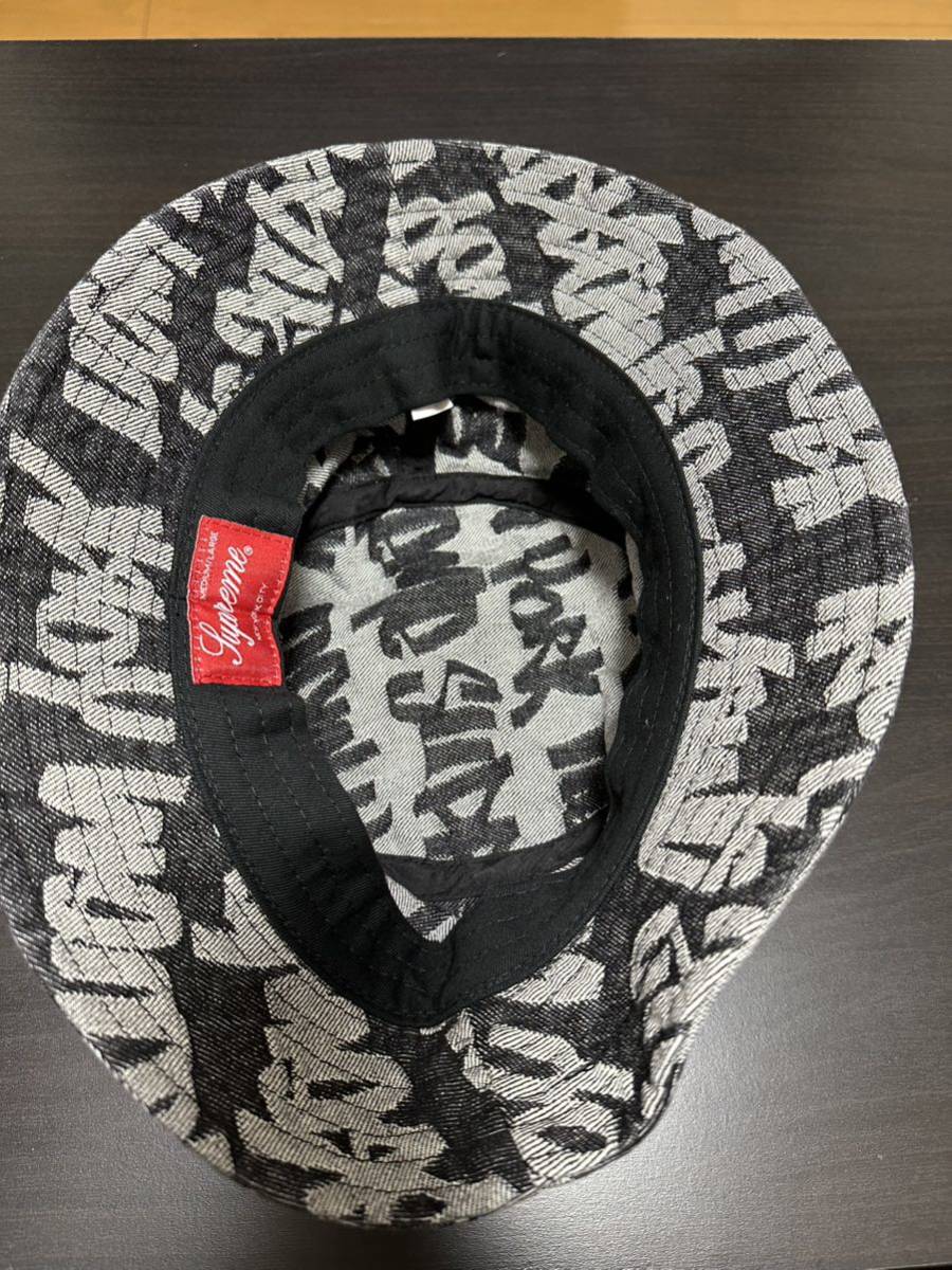 Supreme Fat Tip Jacquard Denim Crusher シュプリーム ファット