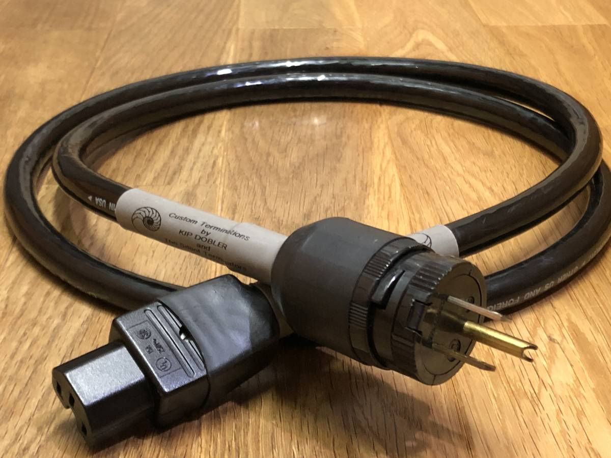 即決/送無 CARDAS カルダス HexLink PowerCord 3大特許=テクノロジー満載 HEX=6芯構造 リッツワイヤー/エアサスペンション/Teflon絶縁 1，5m