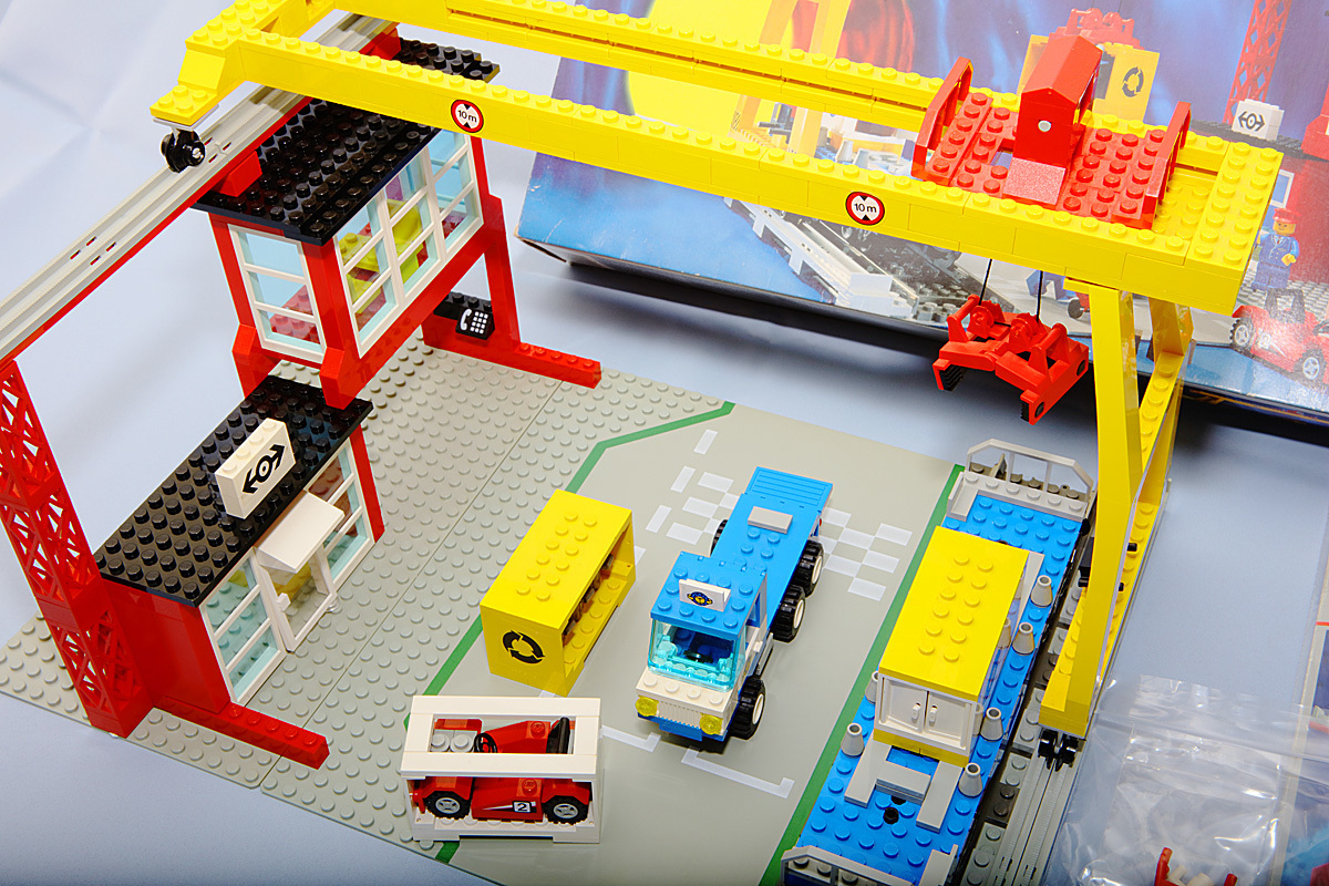 □LEGO 4555 LEGO Cargo Station Set レゴ トレイン カーゴ 