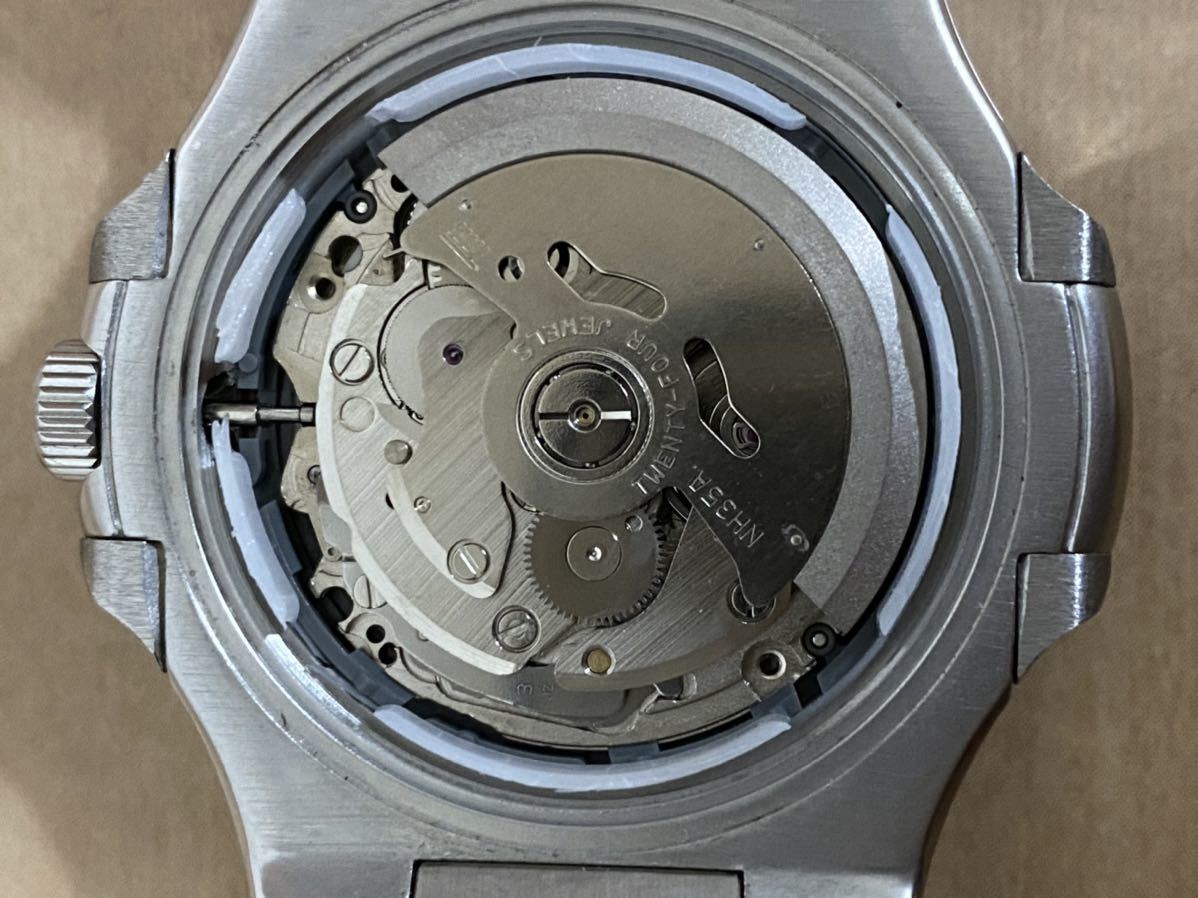 1円〜 SEIKO MOD ノーチラスTiffany風オマージュ カスタム セイコー