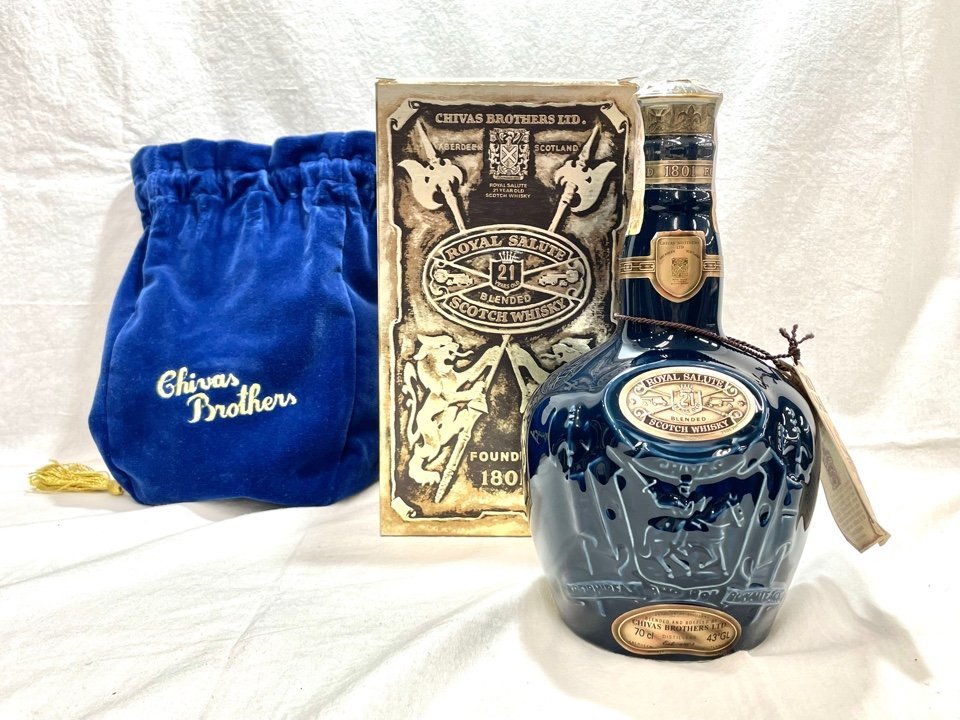 未開栓) ロイヤルサルート21年 スコッチウイスキー CHIVAS ROYAL