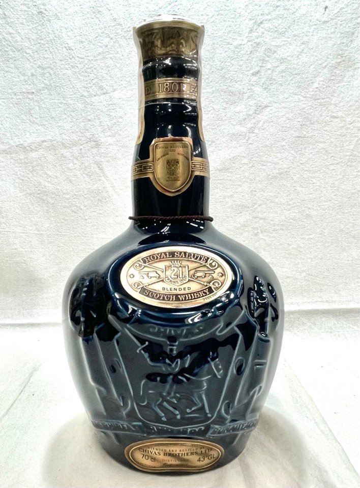未開栓) ロイヤルサルート21年 スコッチウイスキー CHIVAS ROYAL