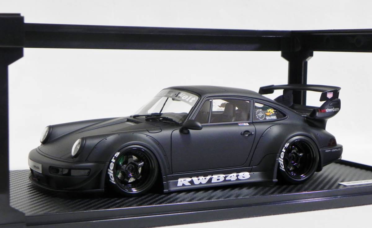 1⁄18 Ignition Model Porsche RWB 964 Matte Blue Resin Car Model